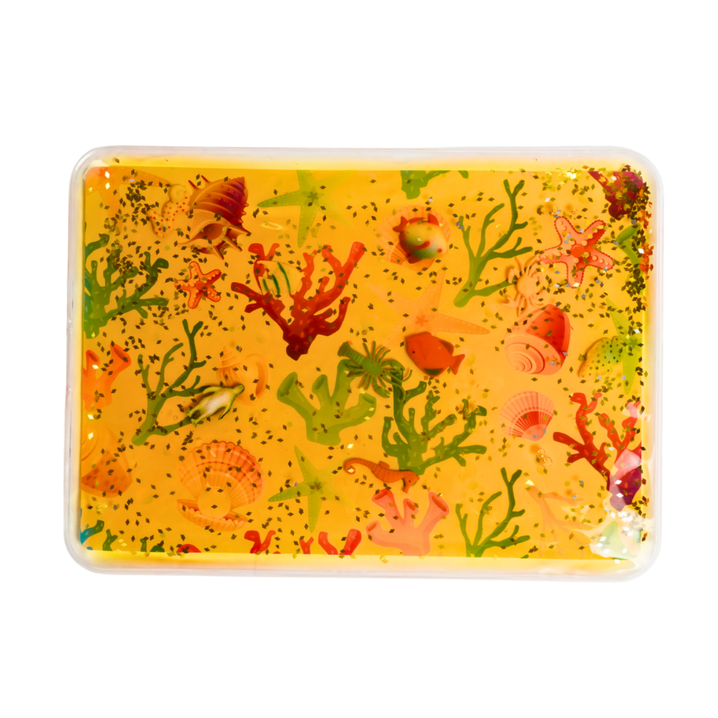 Sense2Play Sensorische Watermat Sunset Coast, watergevulde sensorische speelmat voor baby's