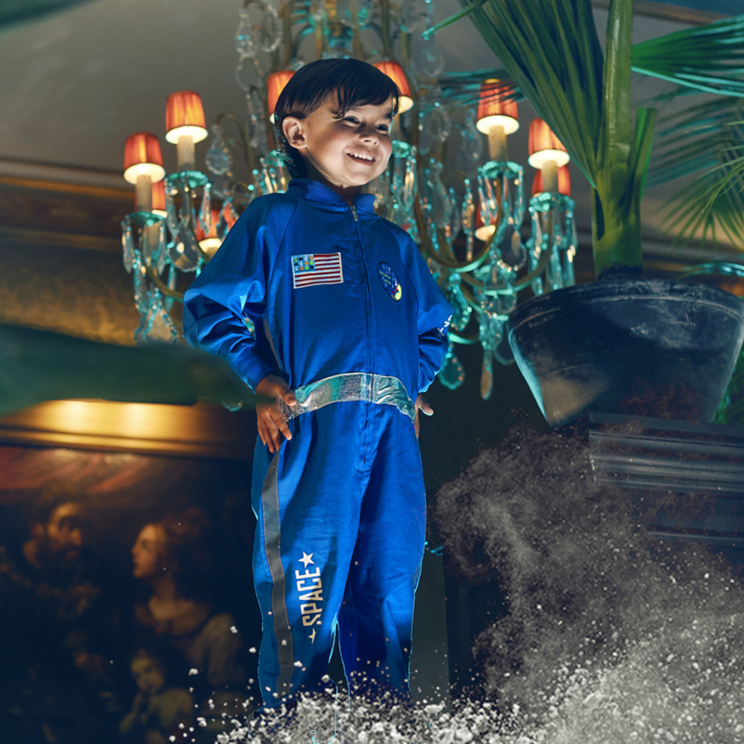 Souza André astronautenpak voor kinderen van 5-7 jaar, vooraanzicht