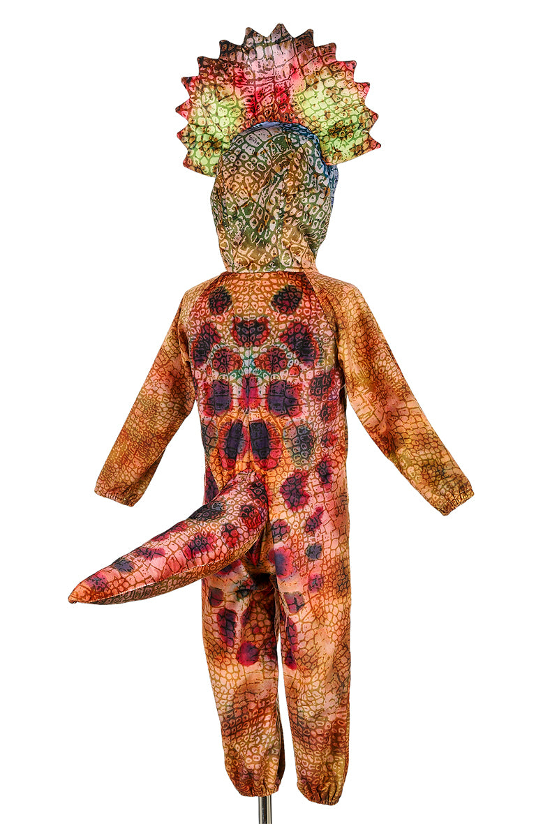 Souza Triceratops verkleedpak voor kinderen 5-7 jaar, vooraanzicht