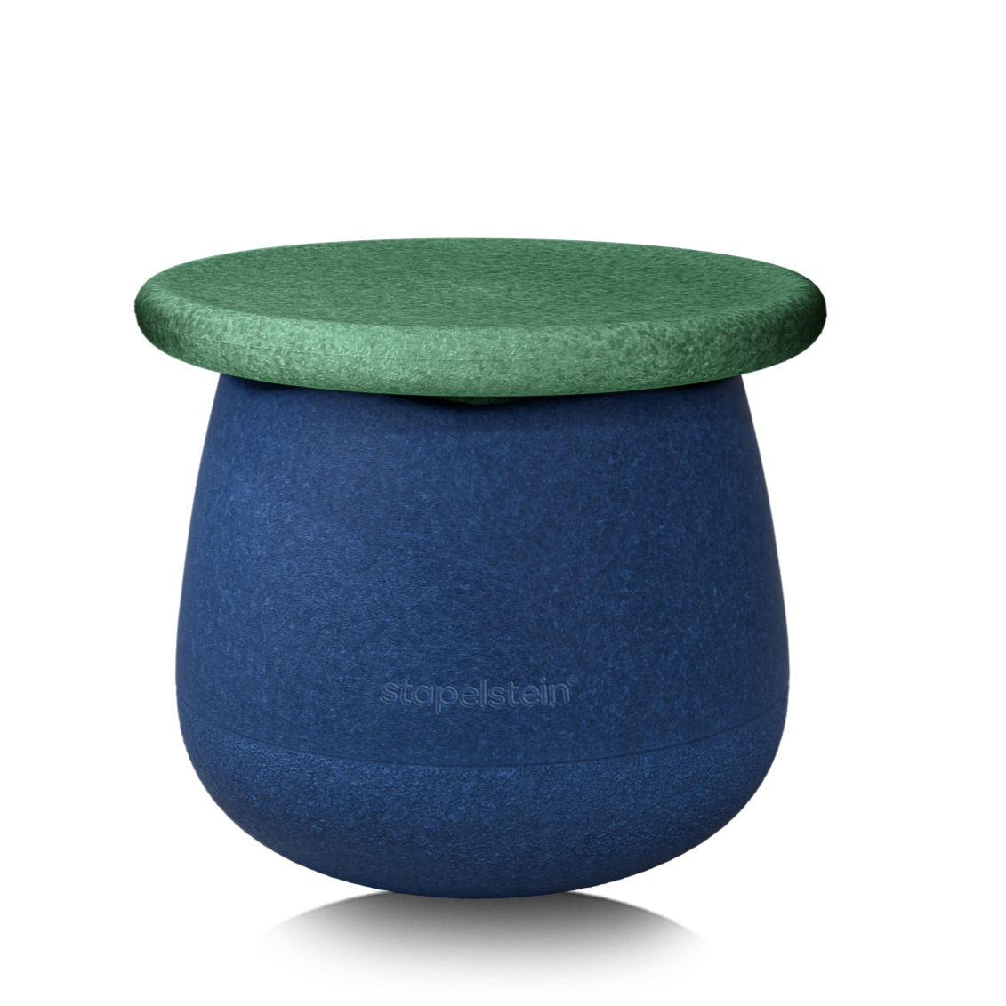 Stapelstein Dynamic Small Waters & Greens, blauwe Base met groen board als zitkruk