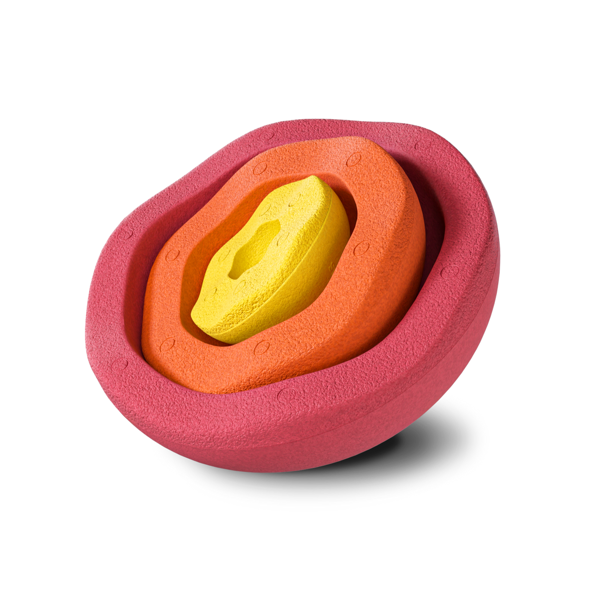 Stapelstein Inside Classic Warm, drie in elkaar passende stenen in warme kleuren