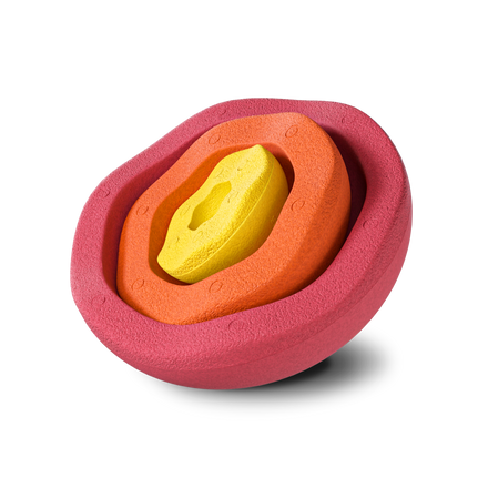 Stapelstein Inside Classic Warm, drie in elkaar passende stenen in warme kleuren