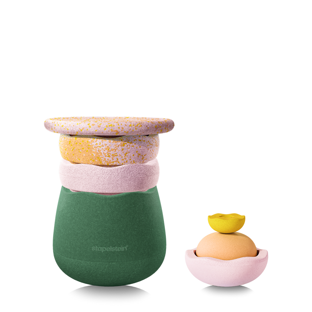 Stapelstein Spring Special Dynamic Complete Water Lily met Base, stenen, board, Inside set en gratis Pad