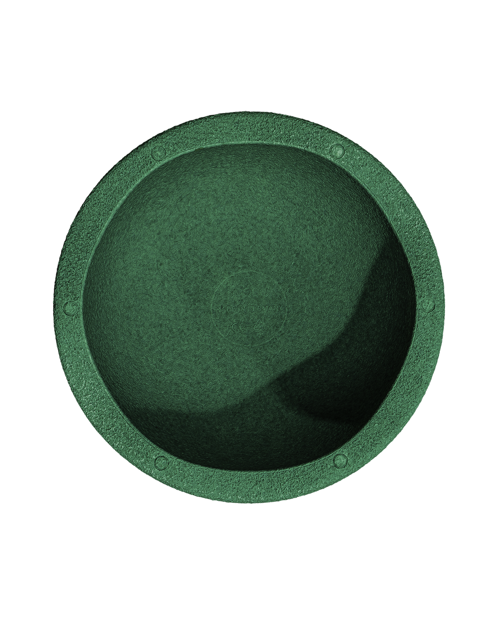Stapelstein Steen Dark Green, donkergroene steen schuin van opzij