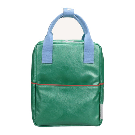 Sticky Lemon Rugzak Small Sticky Memories Glitter Green, vooraanzicht van de glitterrugzak