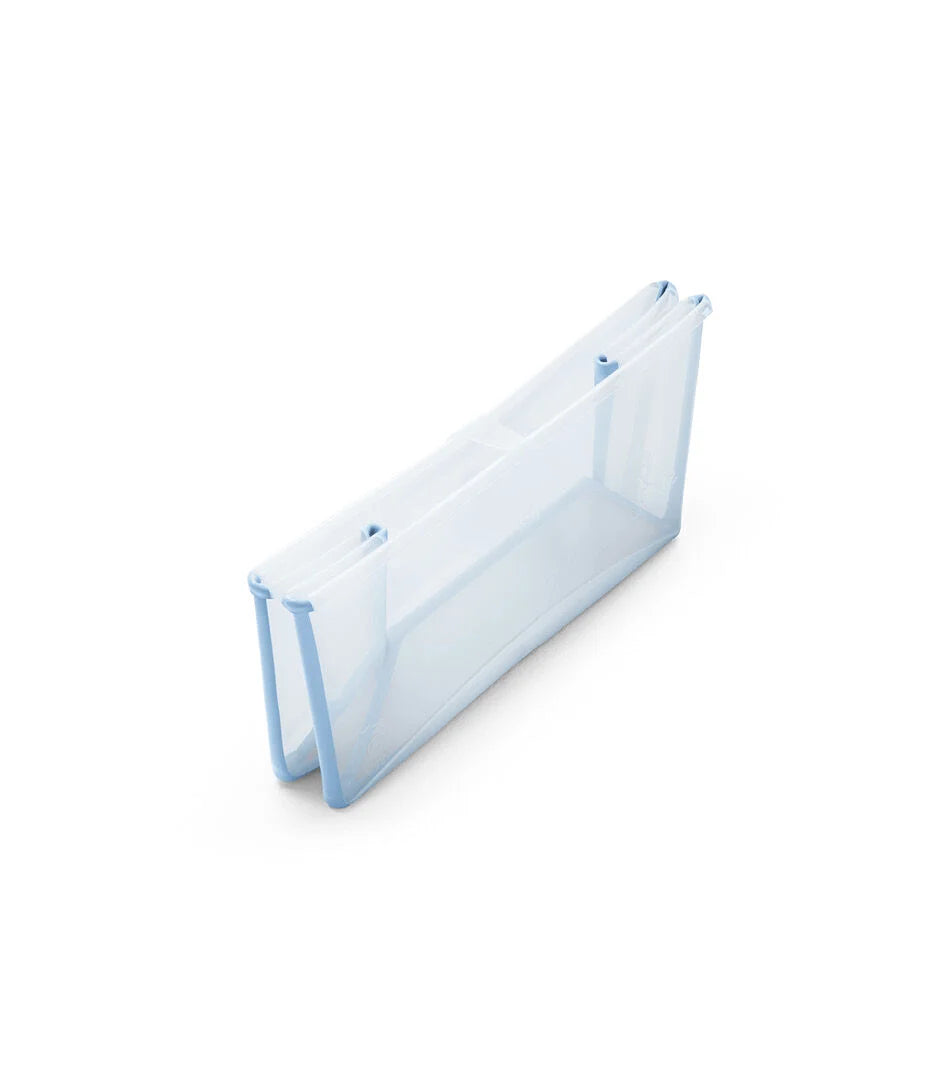 Stokke Flexi Bath XL babybad Ocean Blue, opgevouwen