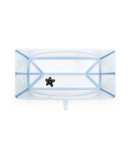 Stokke Flexi Bath XL babybad Ocean Blue, van bovenaan gezien
