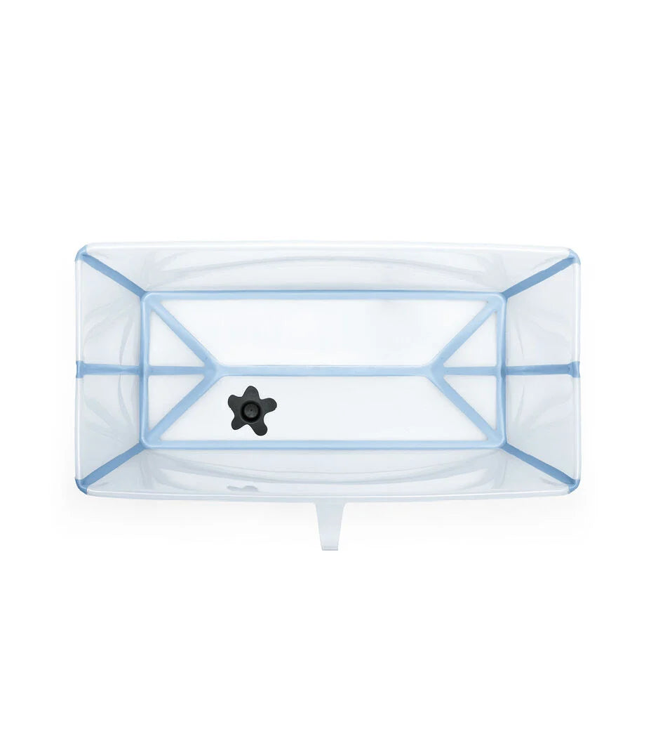 Stokke Flexi Bath XL babybad Ocean Blue, van bovenaan gezien