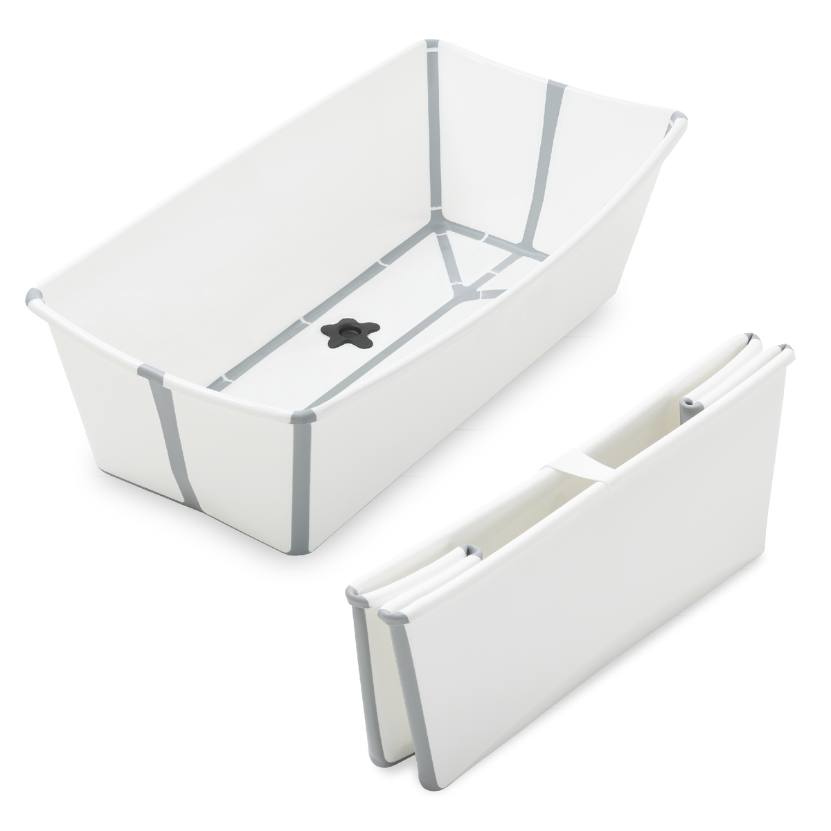 Stokke Flexi Bath XL White, packshot op witte achtergrond