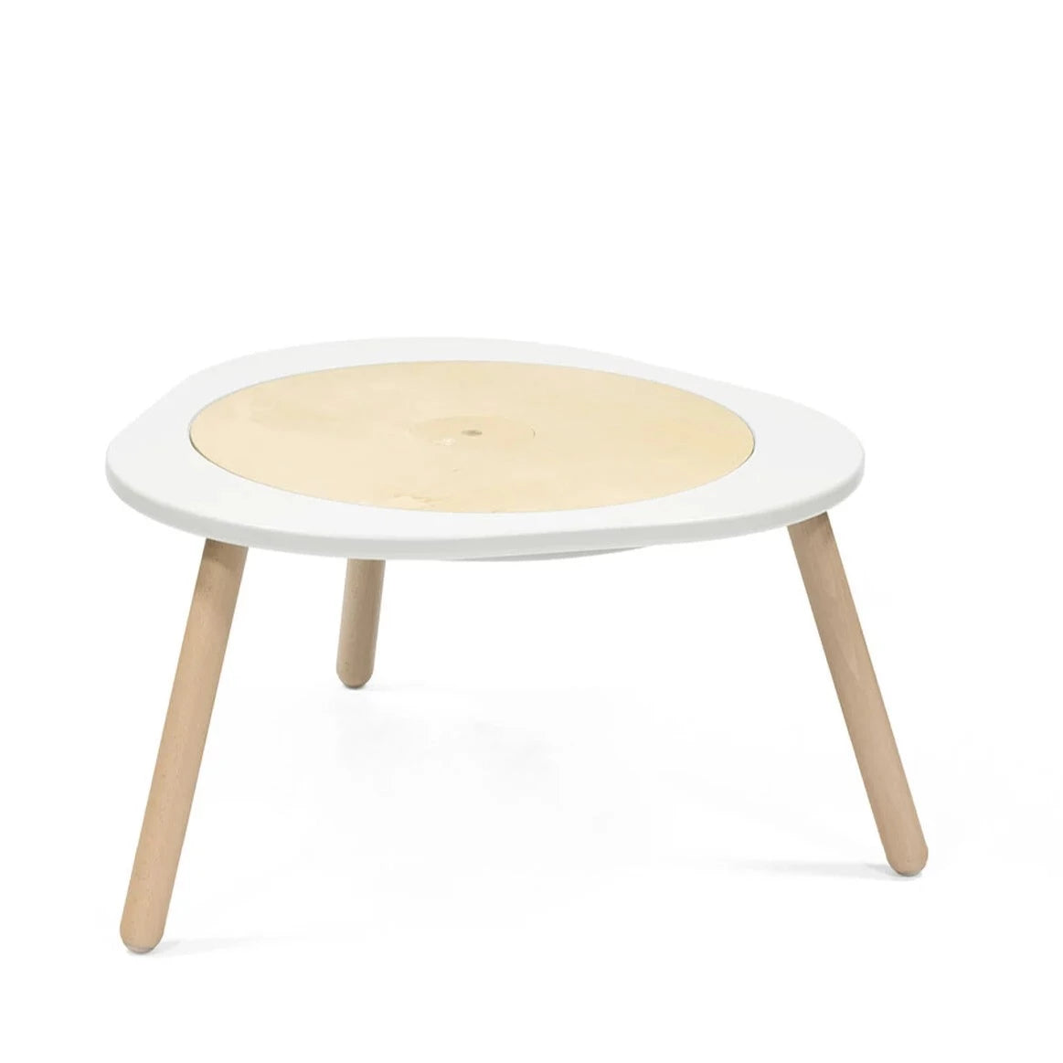 Stokke MuTable speeltafel V2 wit, in de lage stand