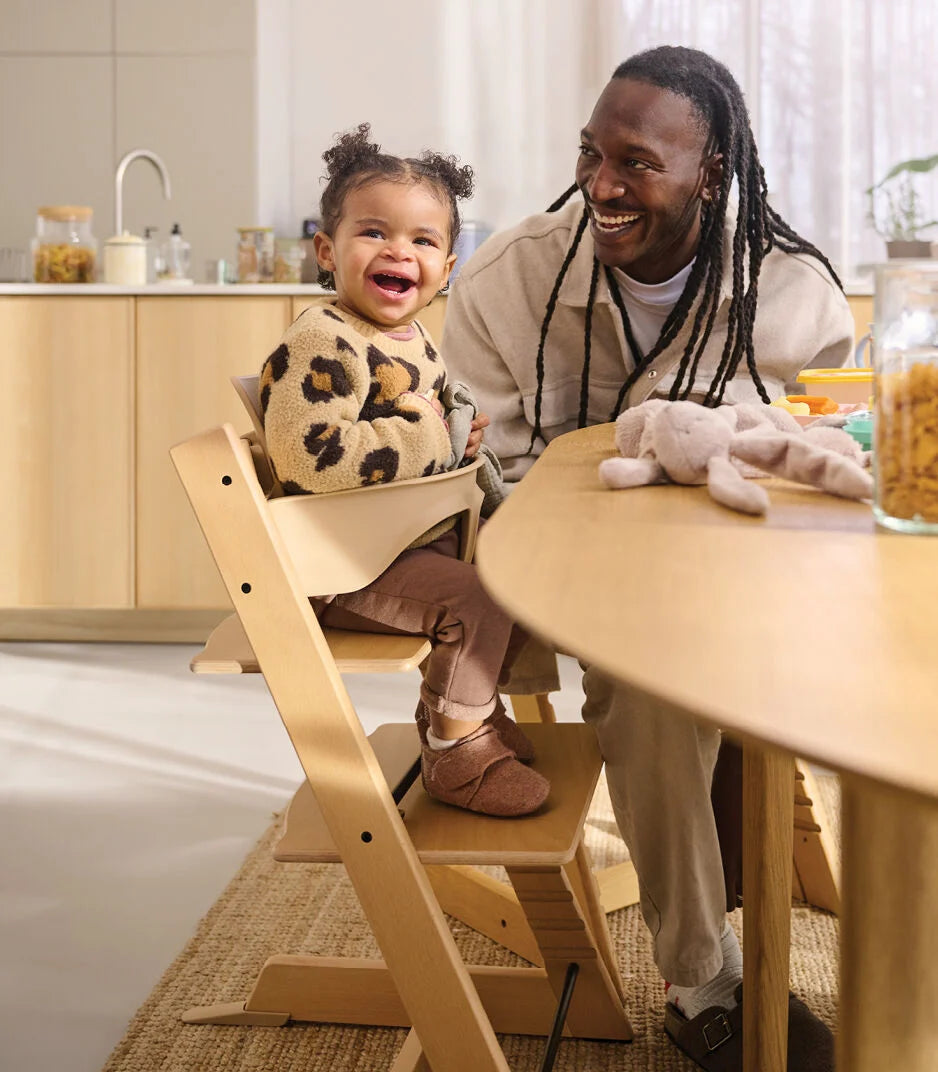 Stokke Tripp Trapp Baby Set V2 Natural op een naturel beuken Tripp Trapp