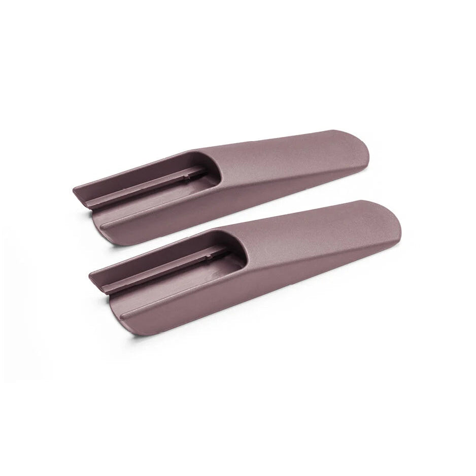 Stokke Tripp Trapp Extended Glider Set Heather Mauve, grijspaarse glijders