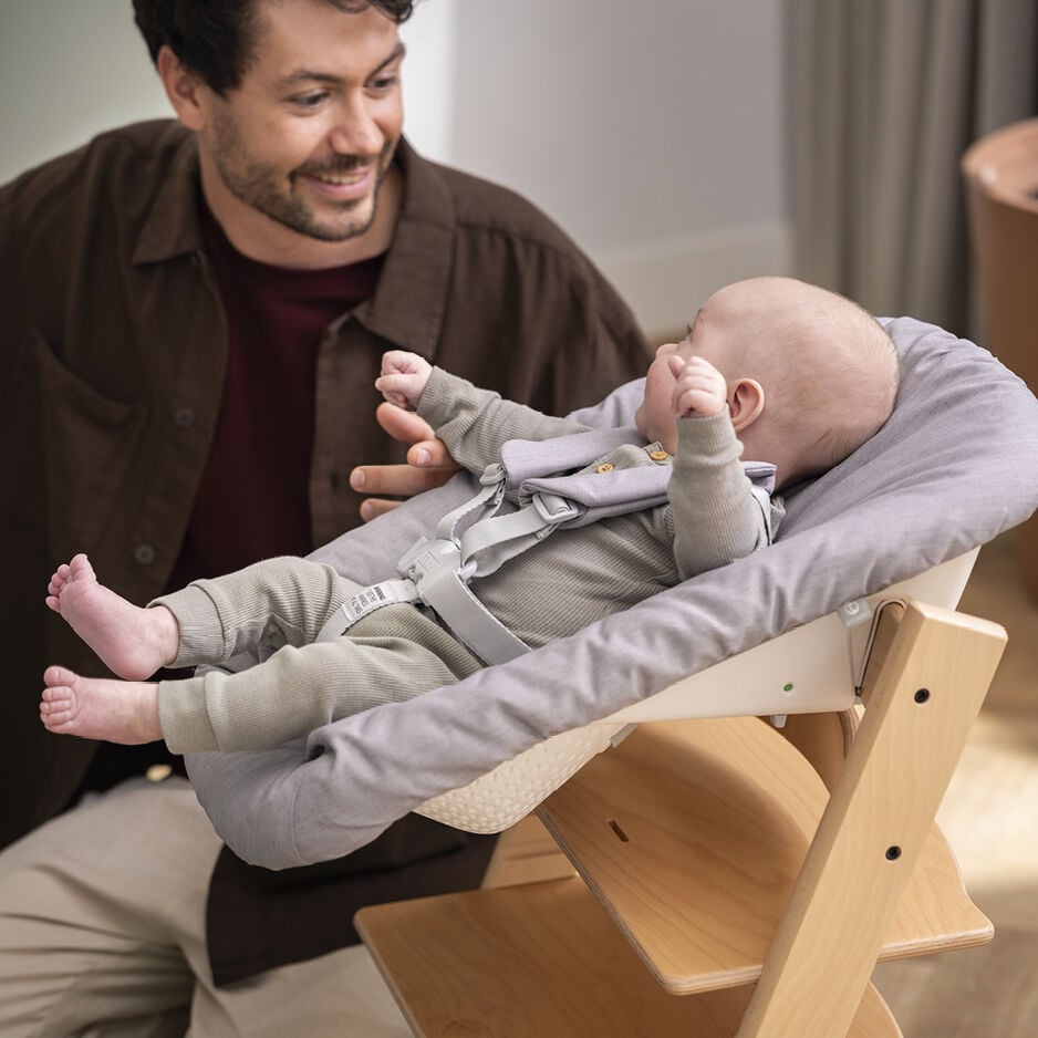 Stokke Tripp Trapp Newborn Set Grey, packshot op witte achtergrond