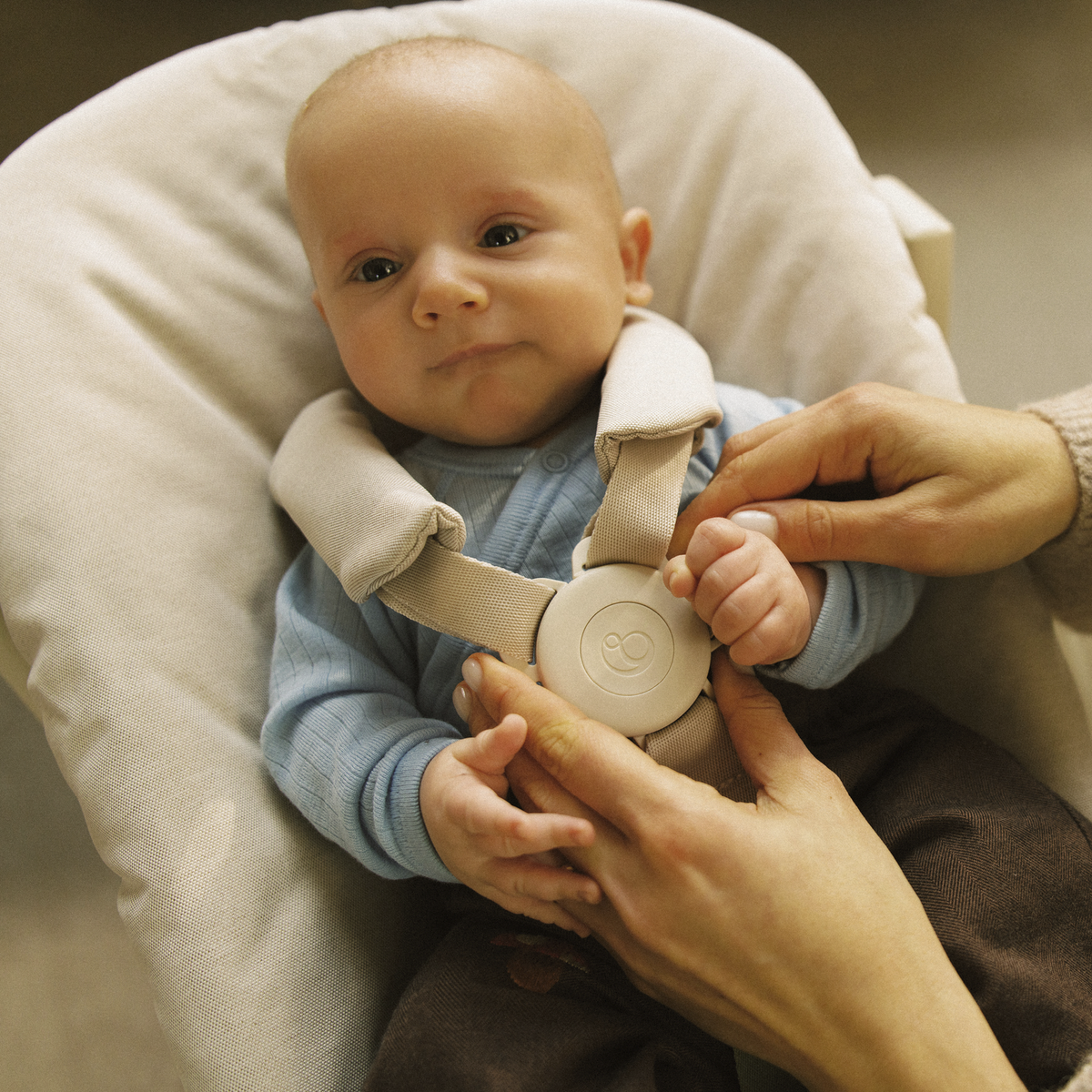 Stokke Tripp Trapp Newborn Set Vanilla White, packshot op witte achtergrond