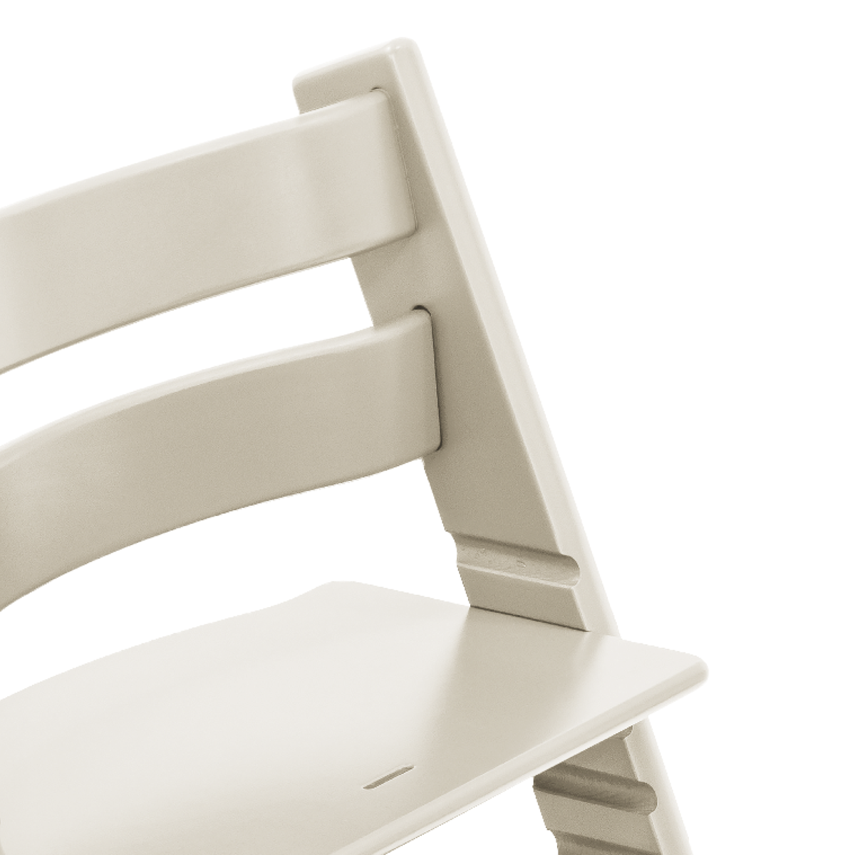 Stokke Tripp Trapp Stoel Beukenhout Vanilla White, packshot op witte achtergrond