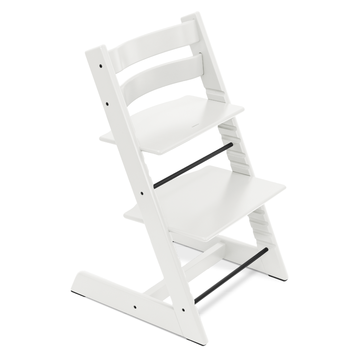 Stokke Tripp Trapp Stoel Beukenhout Wit, packshot op witte achtergrond