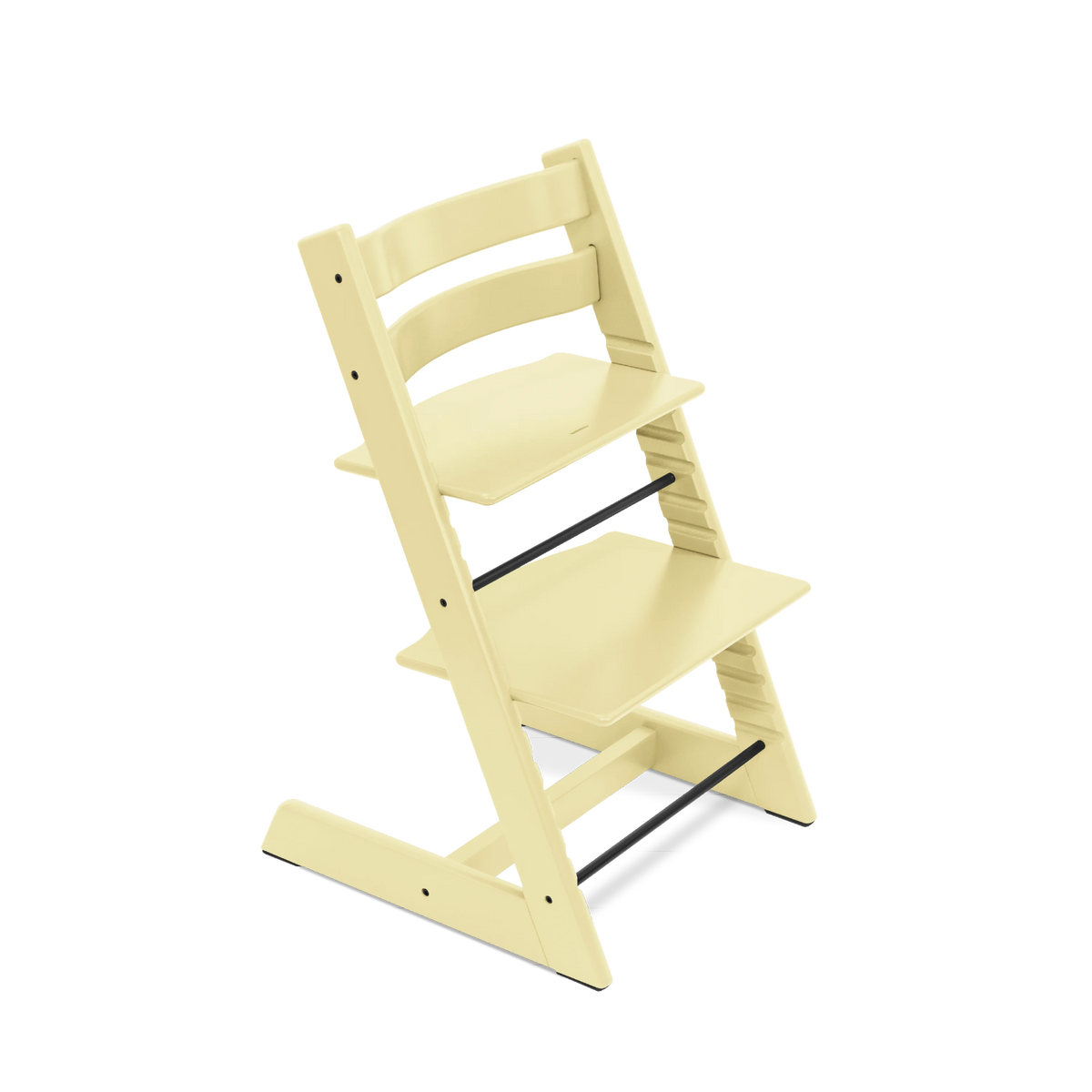 Stokke Tripp Trapp Lemon Yellow, gele kinderstoel vooraanzicht