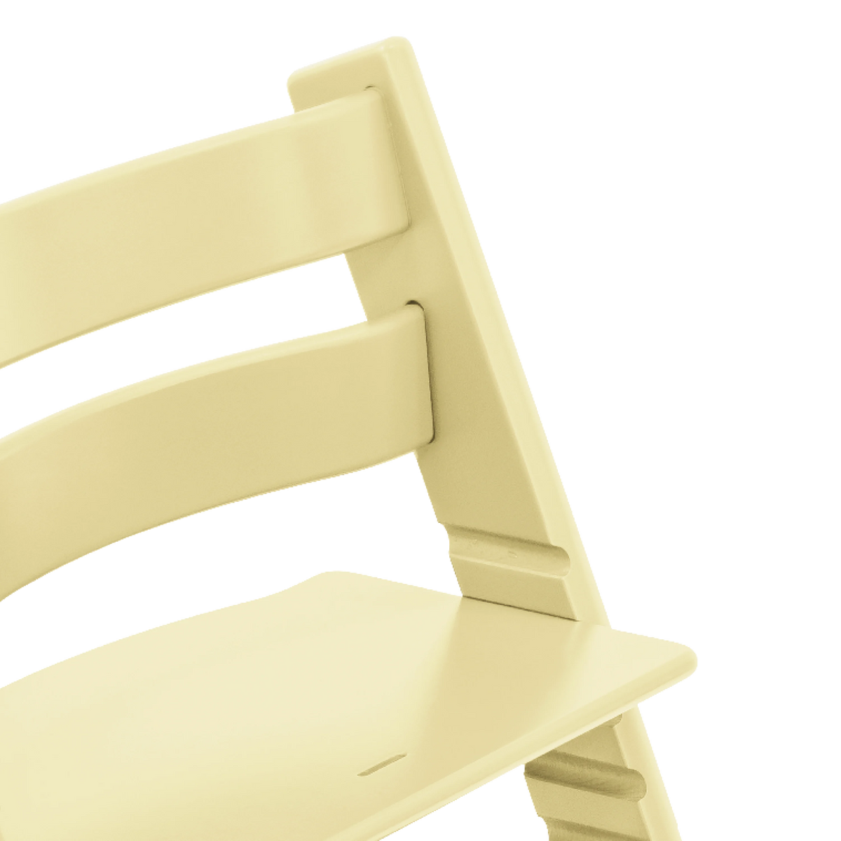 Stokke Tripp Trapp Lemon Yellow, gele kinderstoel vooraanzicht