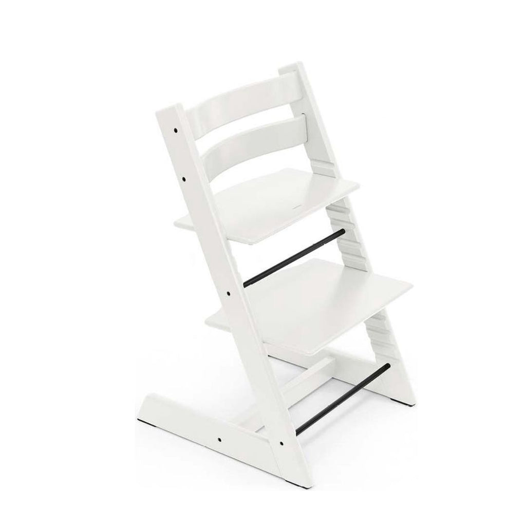 Stokke Tripp Trapp Wit met witte Baby Set, vooraanzicht