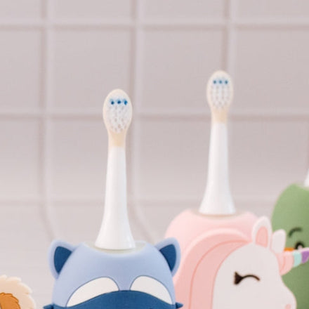 The Zoofamily opzetborstels voor de Zoo Toothbrush, sfeerbeeld met de Koala tandenborstel