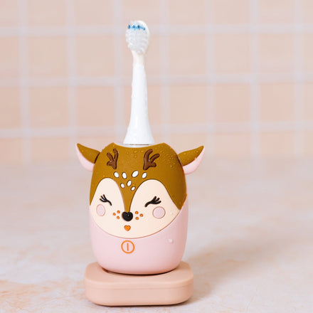The Zoofamily Zoo Toothbrush Rendier sonische kindertandenborstel