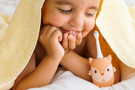 The Zoofamily Zoo Toothbrush Vos sonische kindertandenborstel, sfeerbeeld
