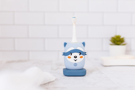 The Zoofamily Zoo Toothbrush Wasbeer sonische kindertandenborstel, sfeerbeeld
