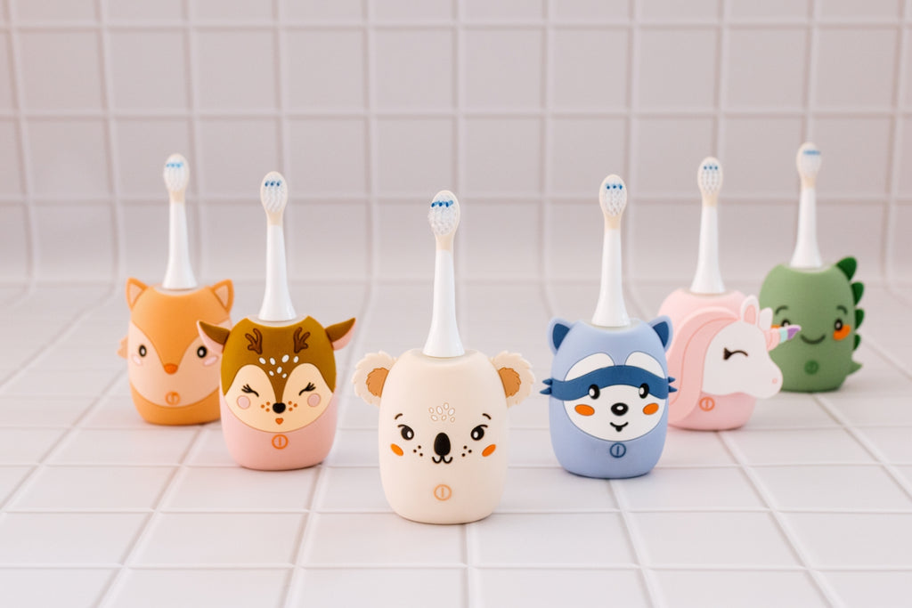 The Zoofamily Zoo Toothbrush sonische kindertandenborstel, sfeerbeeld met de Koala
