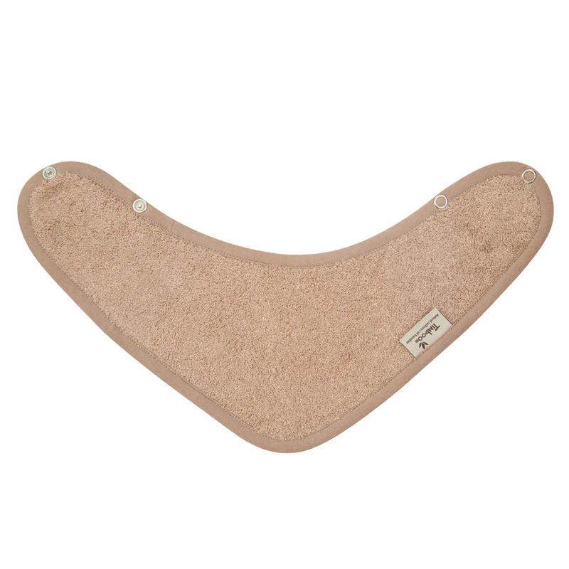 Timboo bandana slab dubbele laag bamboe Savannah Sand plat liggend, vooraanzicht