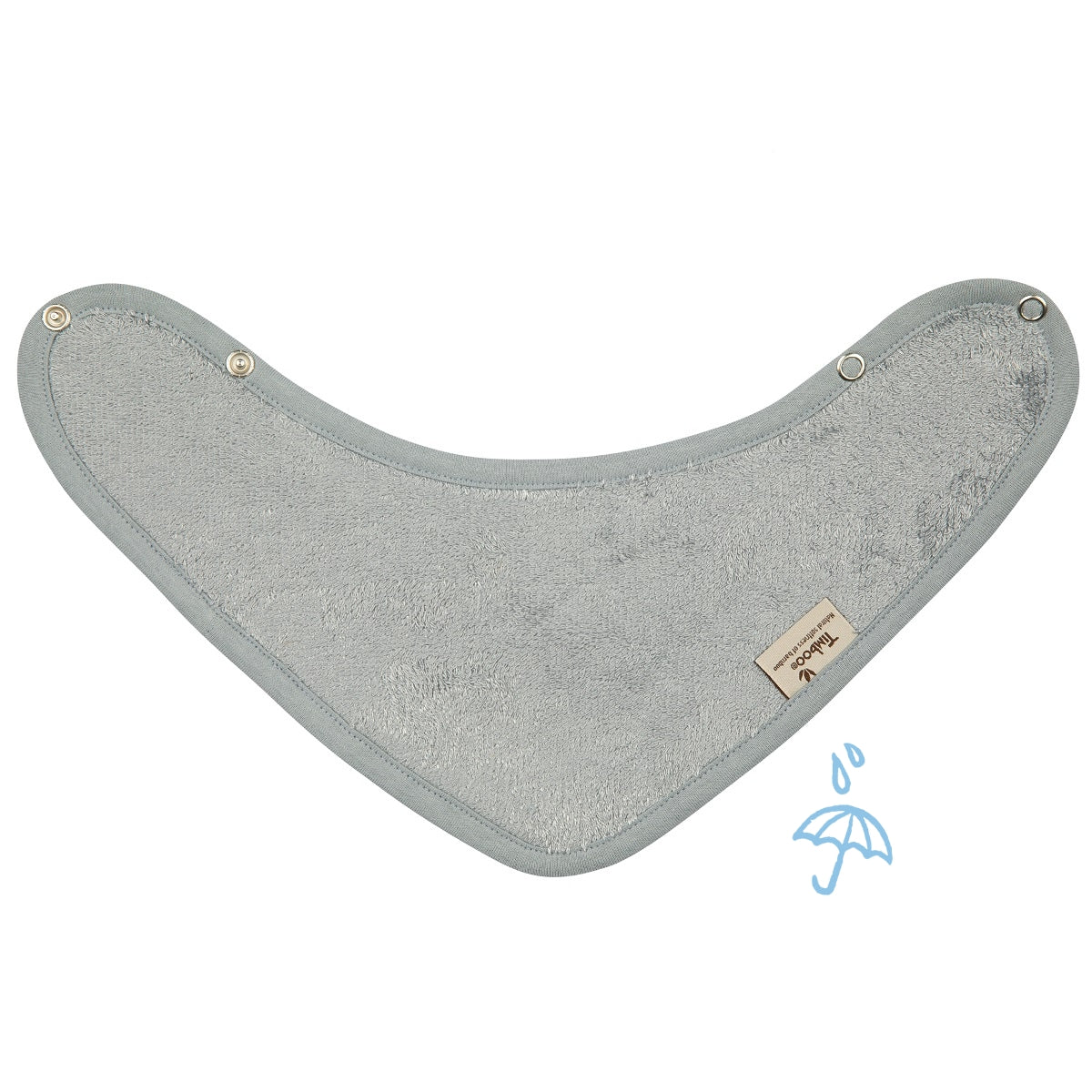 Timboo Bandana Slab Bamboe Waterproof | Moon Blue