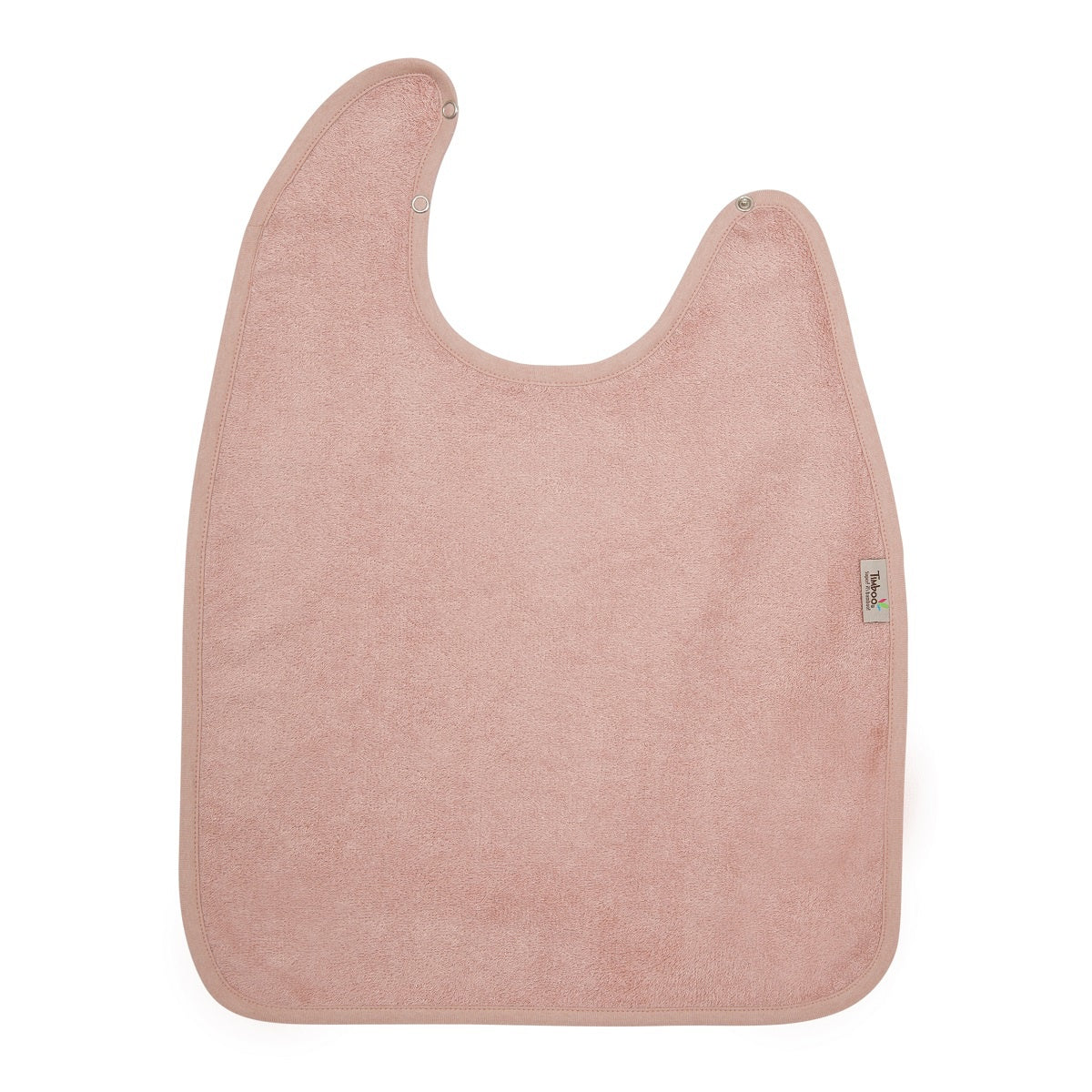 Timboo waterproof XL slab Misty Rose, vooraanzicht met drukknopen