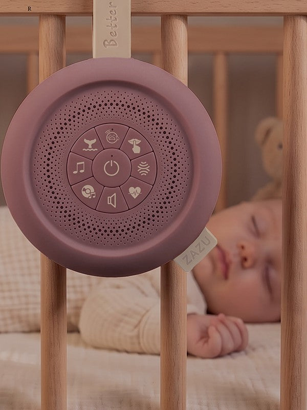 Zazu Oplaadbaar Muziekdoosje Met Huilsensor Suzy de Luxe Oudroze, muziekdoosje met huilsensor in oudroze