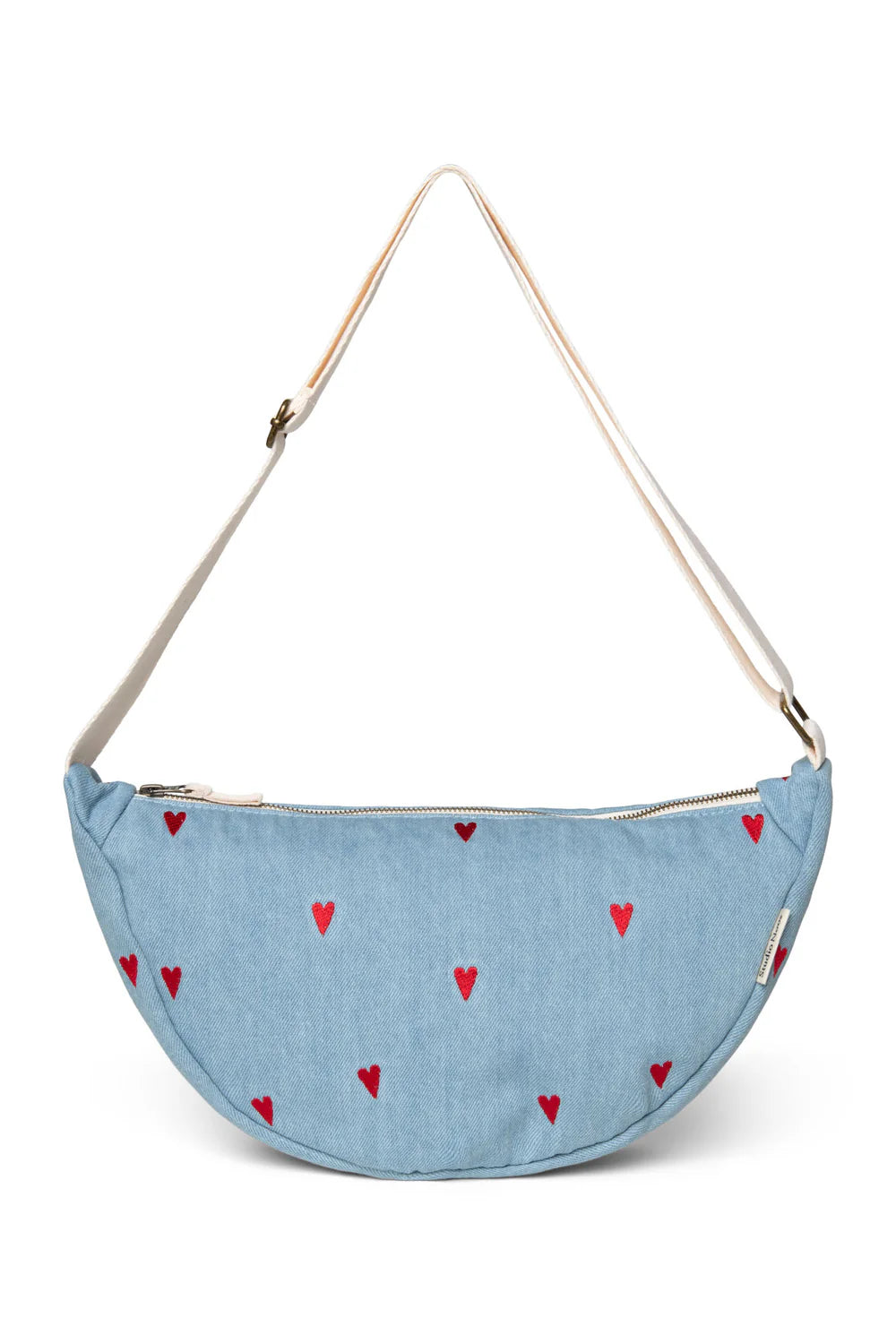 Studio Noos Adult Fanny Pack | Denim Hearts