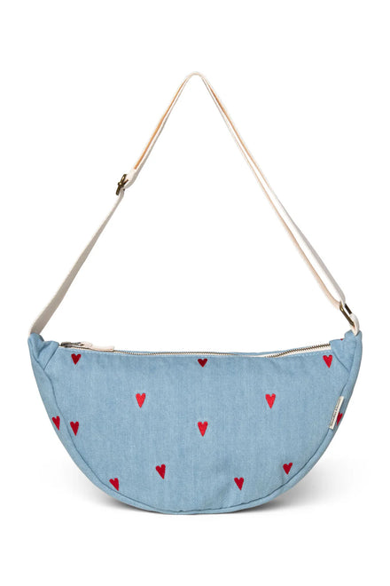 Studio Noos Adult Fanny Pack | Denim Hearts