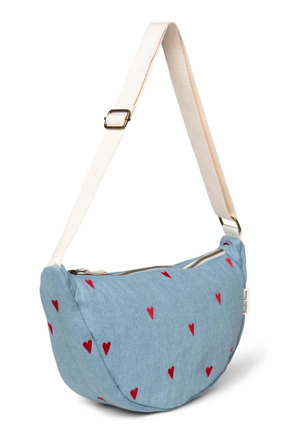 Studio Noos Adult Fanny Pack | Denim Hearts