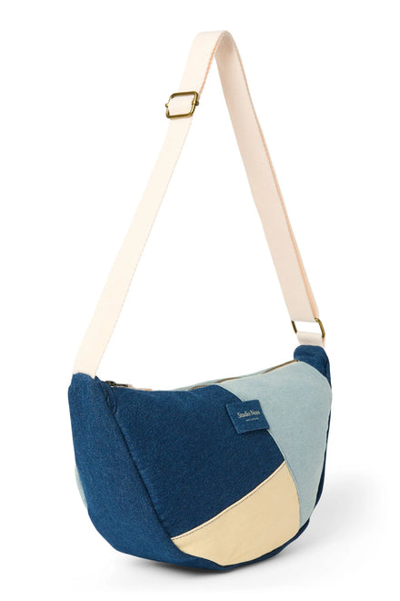 Studio Noos Adult Fanny Pack | Denim Patchwork
