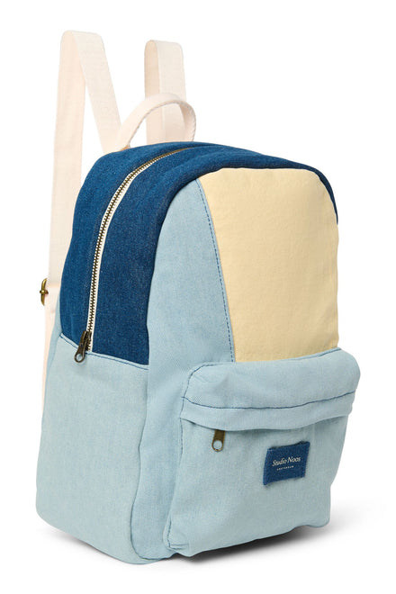 Studio Noos Midi Rugzak 35x25x14 cm | Denim Patchwork