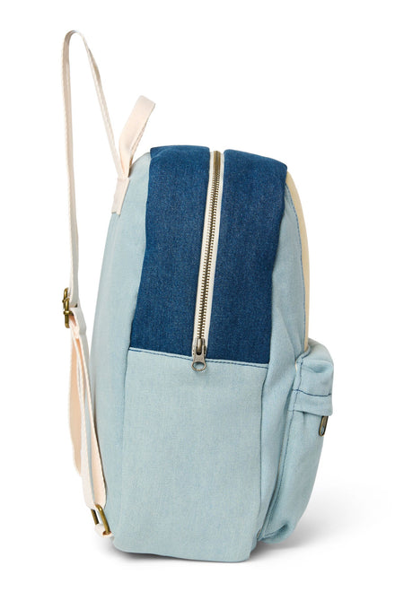 Studio Noos Midi Rugzak 35x25x14 cm | Denim Patchwork