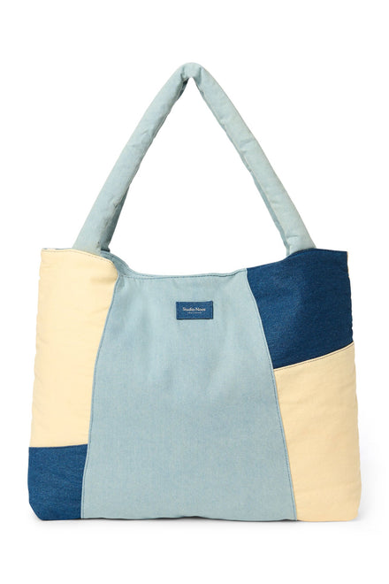 Studio Noos Mom Bag | Denim Patchwork