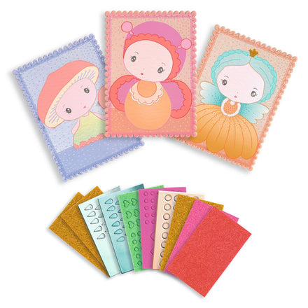 Djeco Mozaïek Stella & Co met glanzende mozaïekstickers, knutselset van De Gele Flamingo