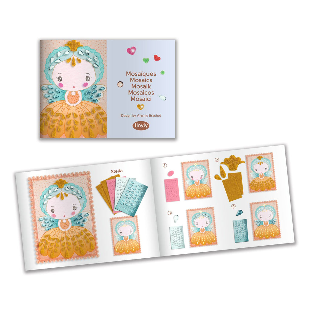 Djeco Knutselset Mozaïek Stella & Co uit de Tinyly-collectie, verkrijgbaar bij De Gele Flamingo