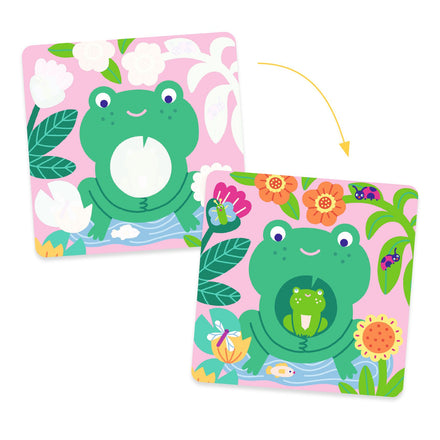 Djeco Magisch Kleuren | Kiekeboe! Babydieren uit de tuin