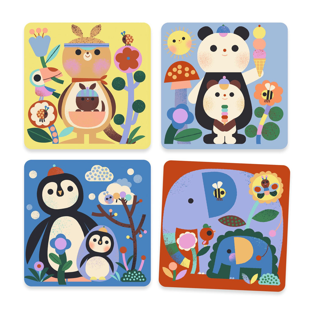 Djeco Magisch Kleuren | Kiekeboe! Dierenbaby’s van over de hele wereld