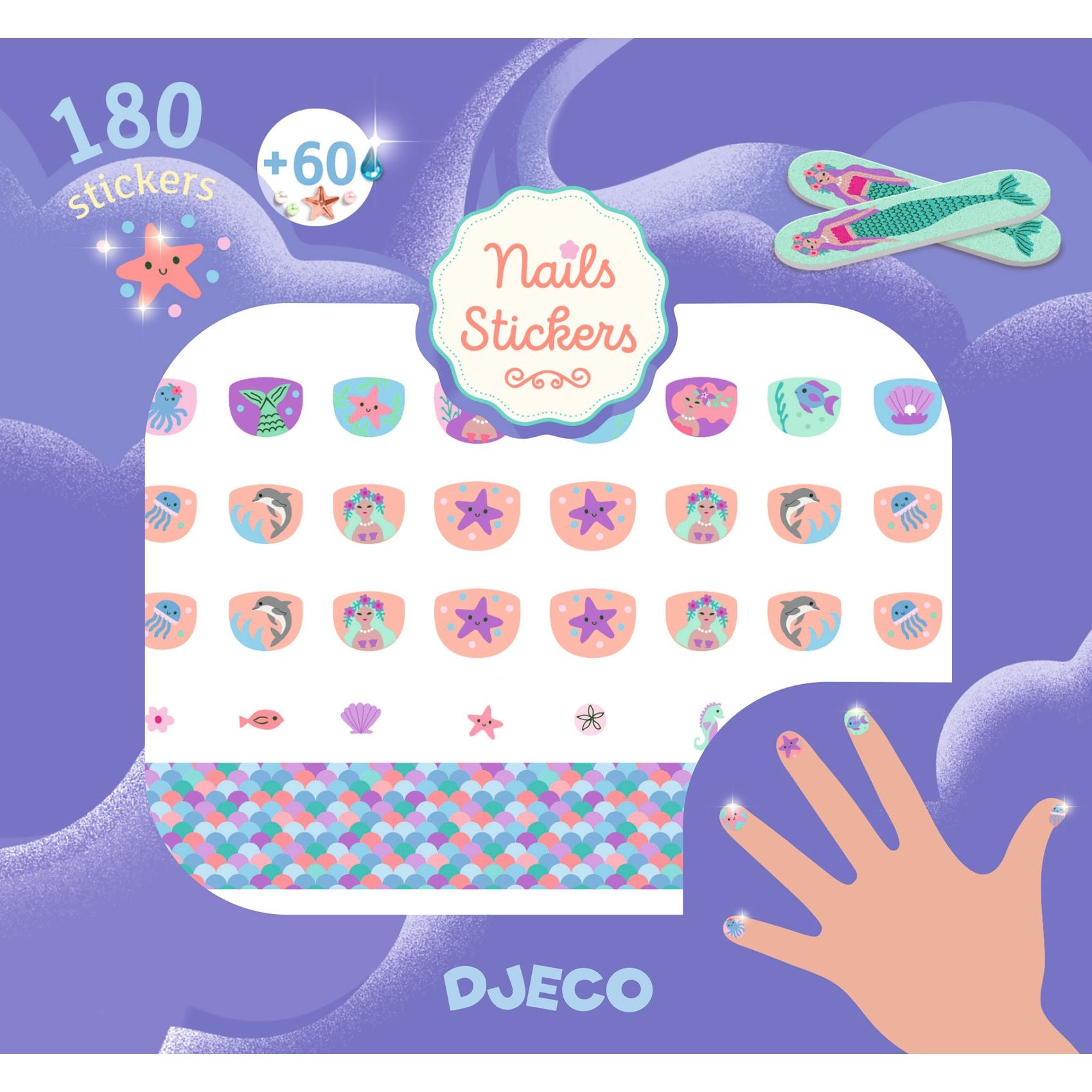 Djeco Nagelstickers | Zachte Zee