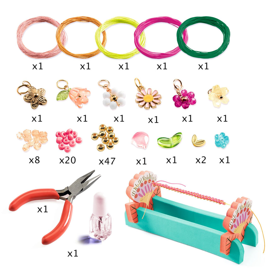 Djeco Sieradenset | Macramé Armbanden Roze