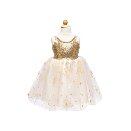 Great Pretenders Golden Glam Party Jurk | 3-4Y