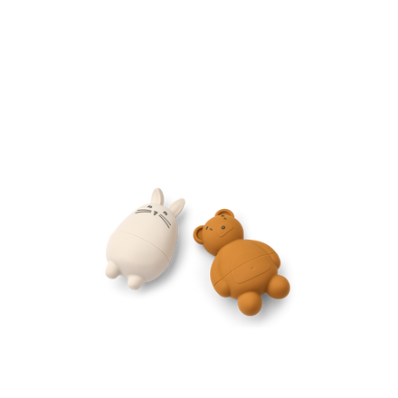 Liewood Duncan Classic Silicone Bad Speeltjes | Sandy / Mustard Mix