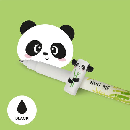 Legami Uitwisbare Erasable Gelpen Panda 0,7 mm | Zwarte Inkt