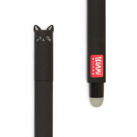 Legami Uitwisbare Erasable Gelpen Kitty 0,7 mm | Zwarte Inkt