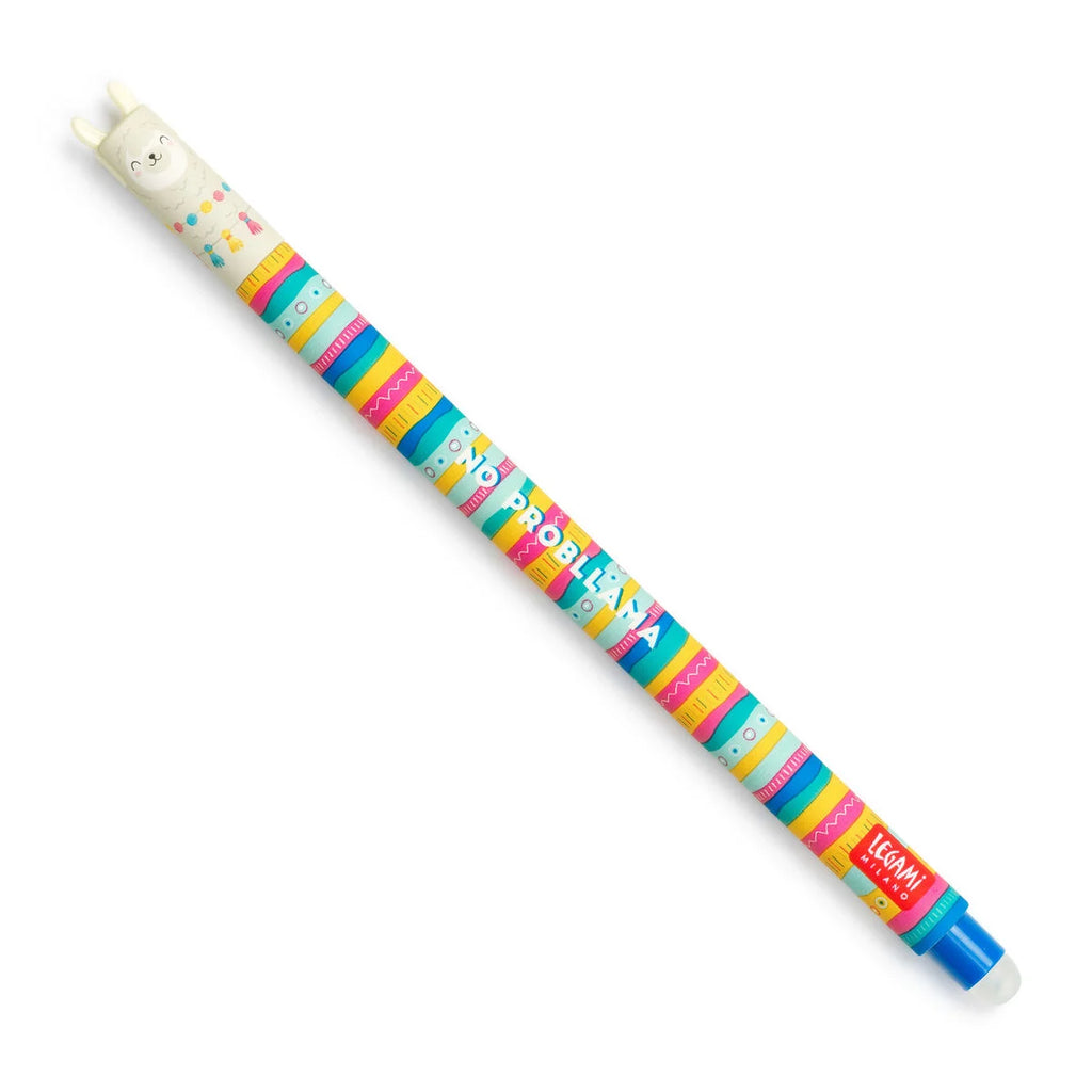 Legami Uitwisbare Erasable Gelpen Llama 0,7 mm | Blauwe Inkt